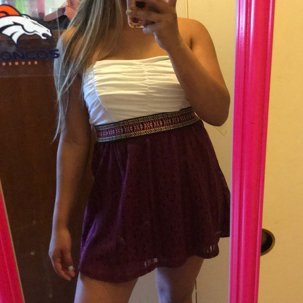 Cue strapless dress